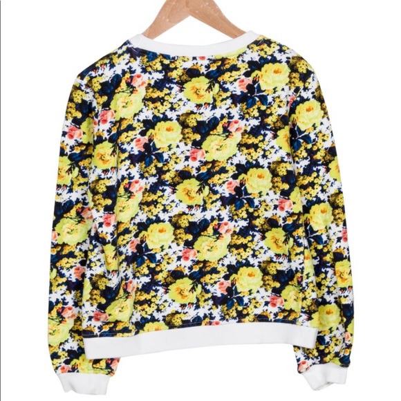 MSGM Girls Floral Swearshirt Size 10 - Picture 2 of 6